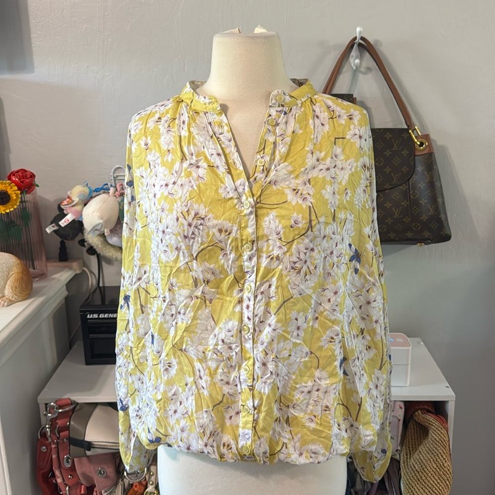 NWT H&M x Anna Glover Floral Top